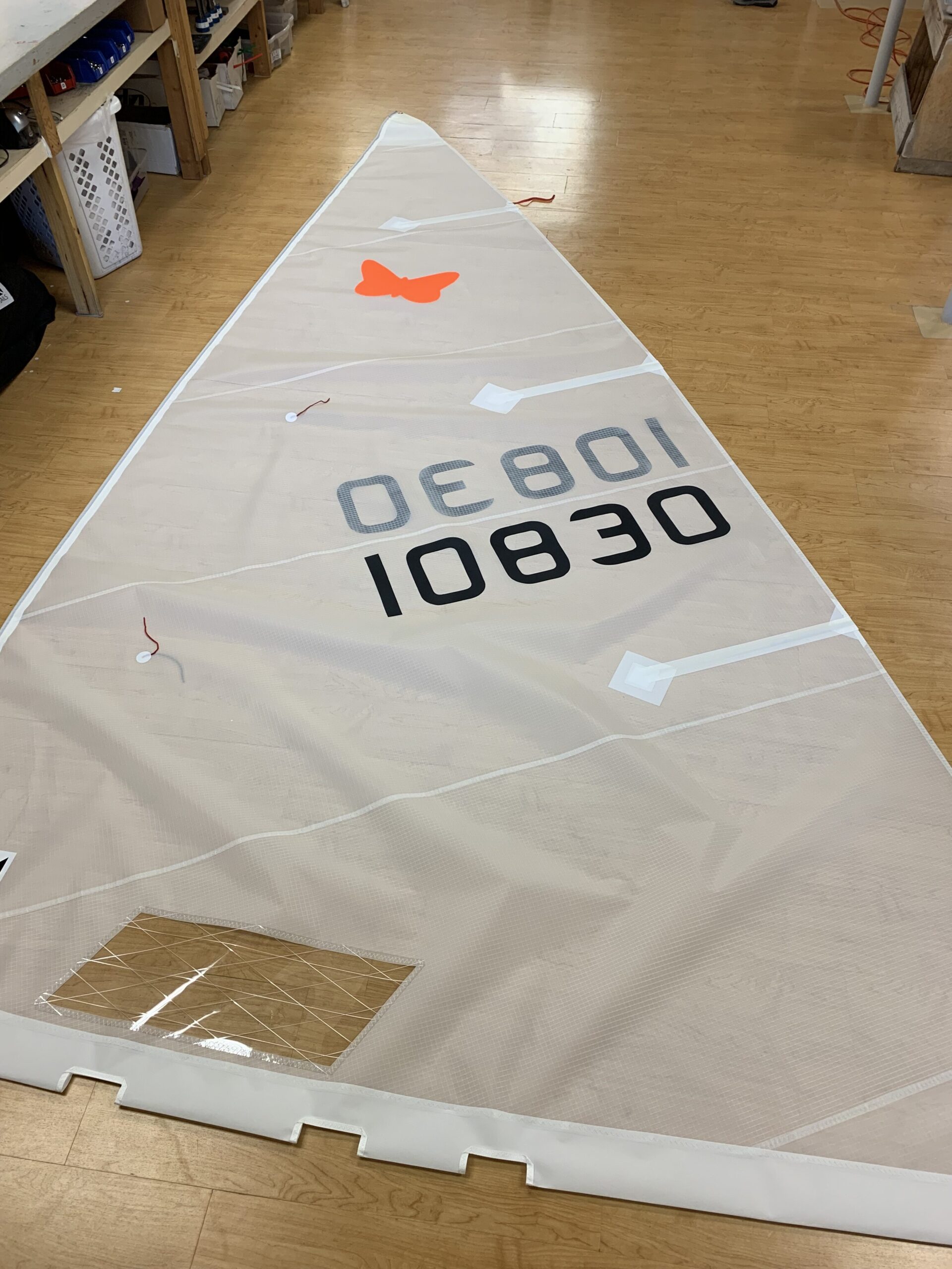 Mad Sails Butterfly sail with race cloth