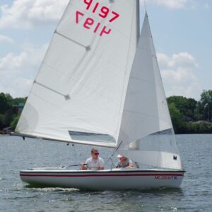Rebel 16 race sails casual between races