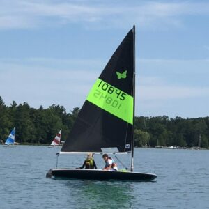Mad Sails Black and hot green Butterfly sail